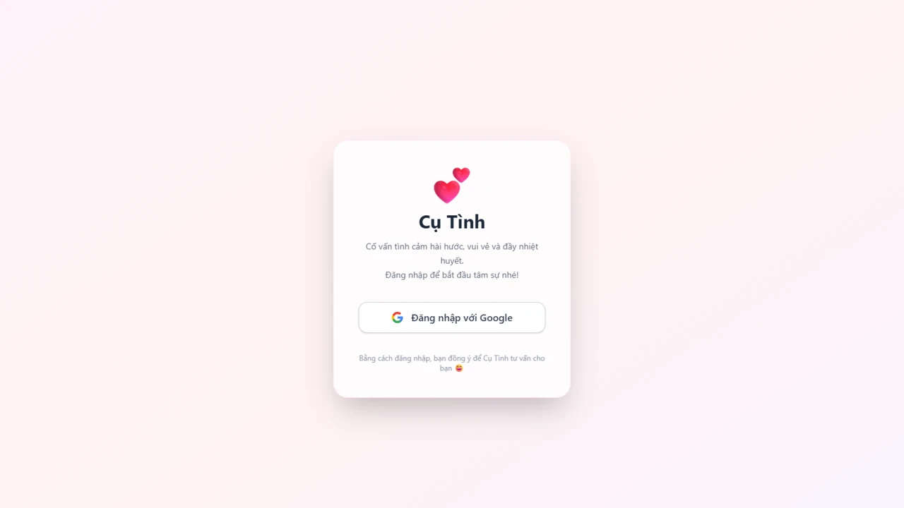 Cụ Tình 💕 - Tư vấn tình cảm AI