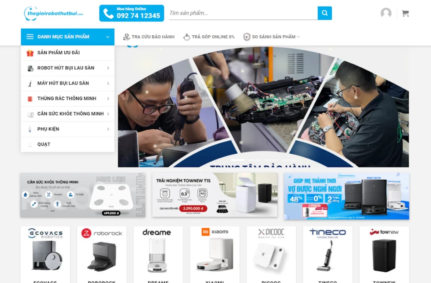 Thế Giới Robot Hút Bụi