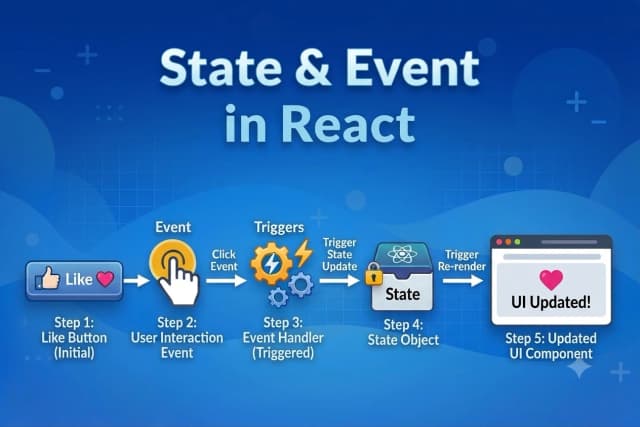 Bài 3: State & Event – Kiểm soát trạng thái & Xử lý sự kiện