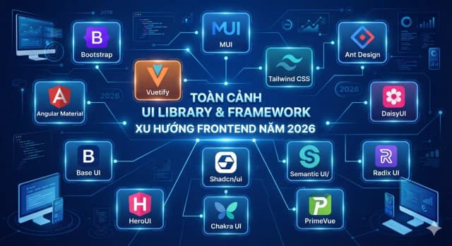 Toàn cảnh UI Library & Framework: Xu hướng Frontend năm 2026