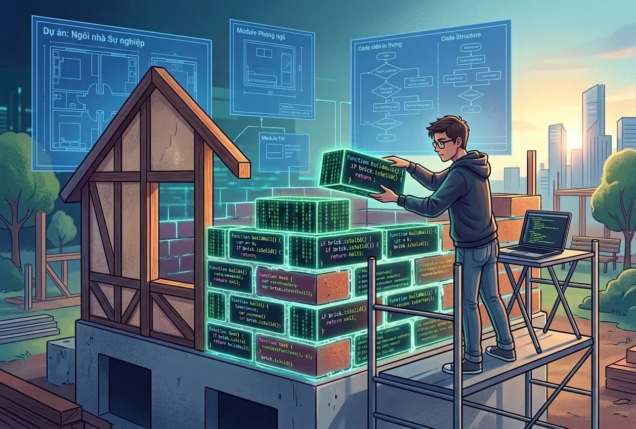Mỗi dòng code hôm nay là ngôi nhà bạn ở ngày mai